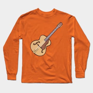 Retro acoustic guitar Long Sleeve T-Shirt